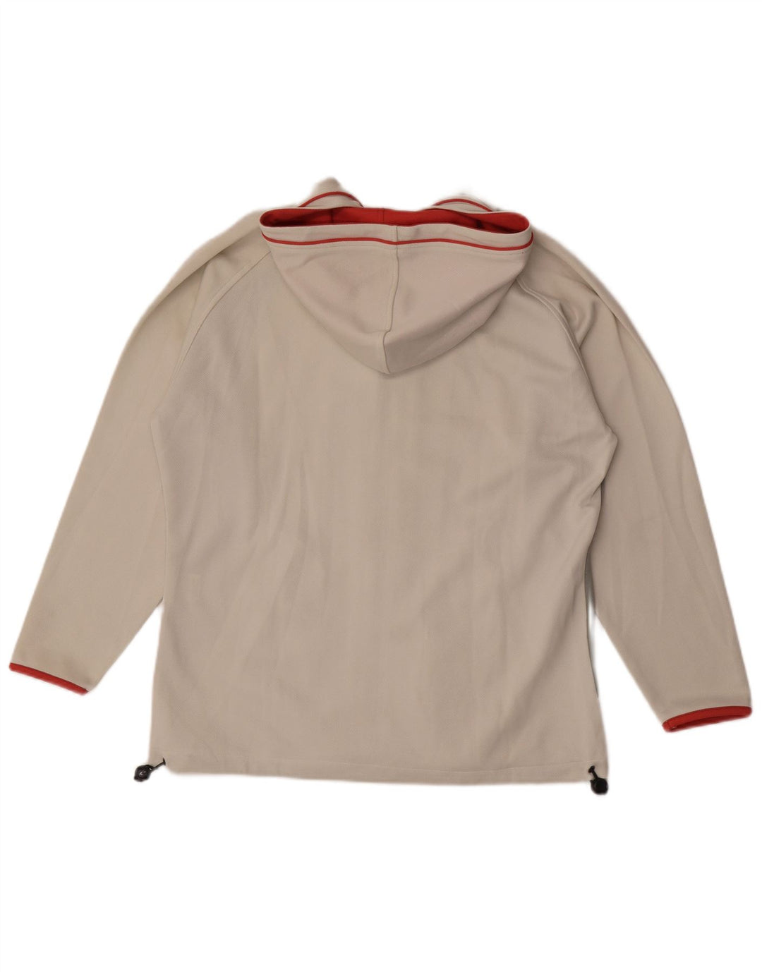 Asics Veste de survêtement à capuche pour homme Blanc cassé moyen Colourblock