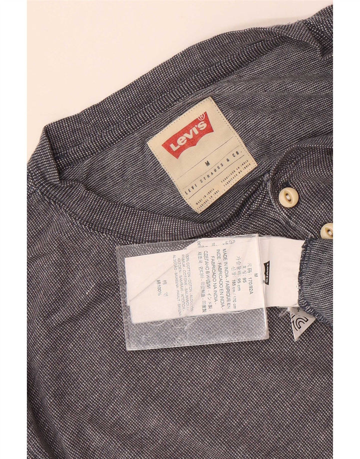 Levi's Top Manches Longues Homme Gris Moyen Coton