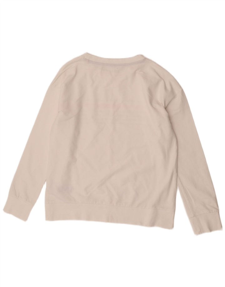 Esprit Sweat-shirt pour femme UK 16 Grand coton rayé blanc