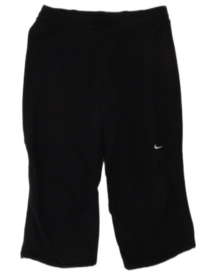 NIKE Womens Capri Tracksuit Trousers UK 6/8 XS  Black Cotton Vintage Nike and Second-Hand Nike from Messina Hembry 