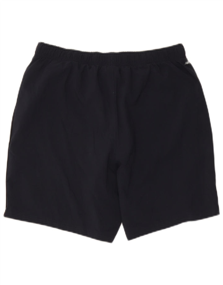 New Balance Short de Sport Homme Bleu Marine Moyen