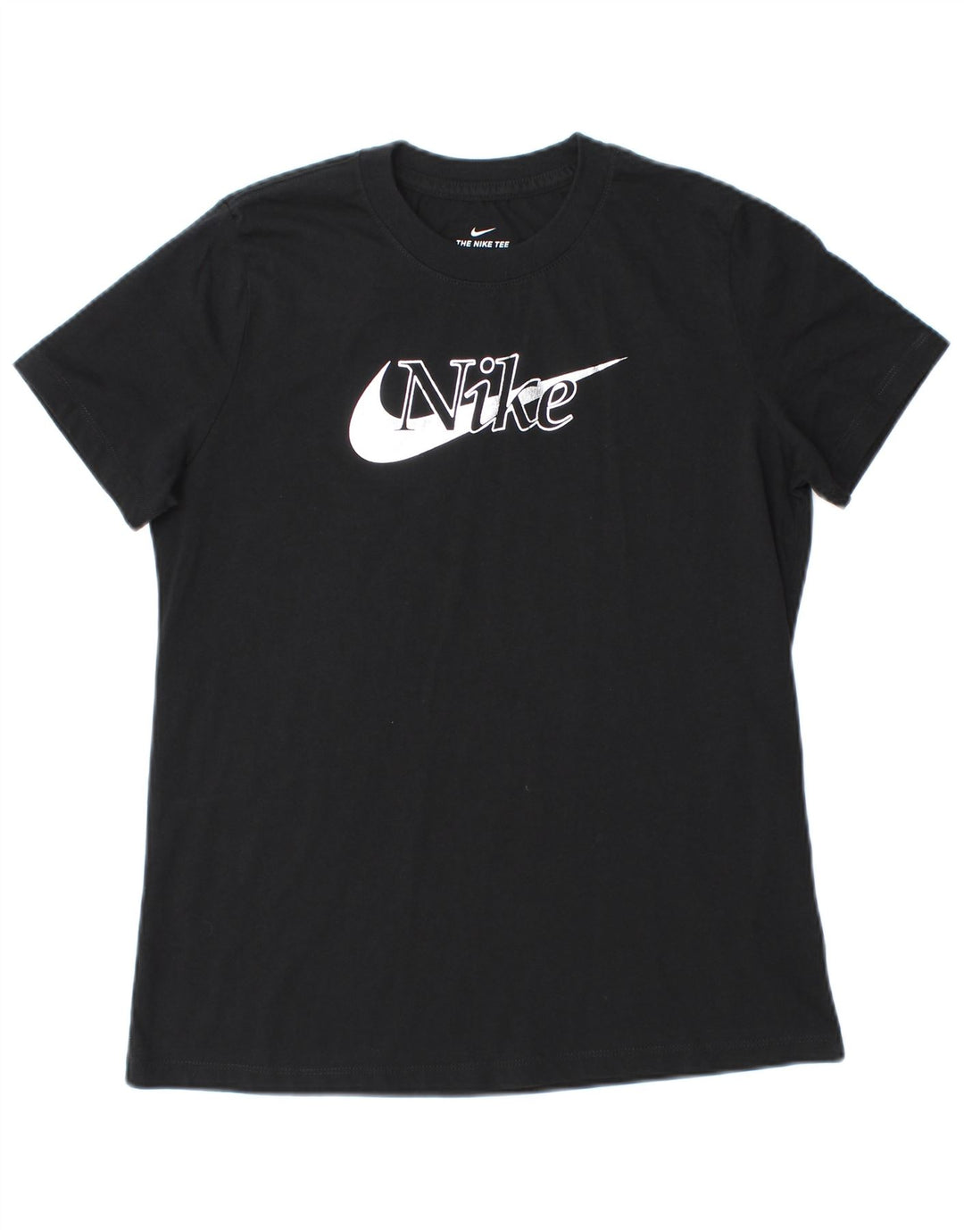 Nike T-shirt graphique pour femme UK 12 Noir moyen