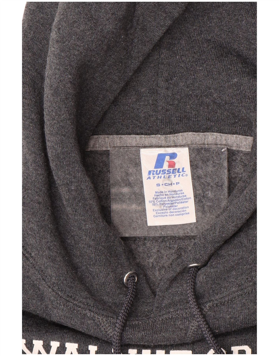 RUSSELL ATHLETIC Pull à capuche graphique Wildcats pour hommes, petit coton gris