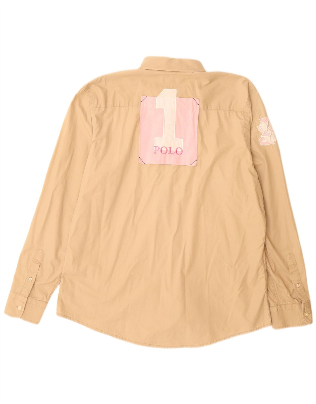 LA MARTINA Chemise Graphique Homme 2XL Coton Beige