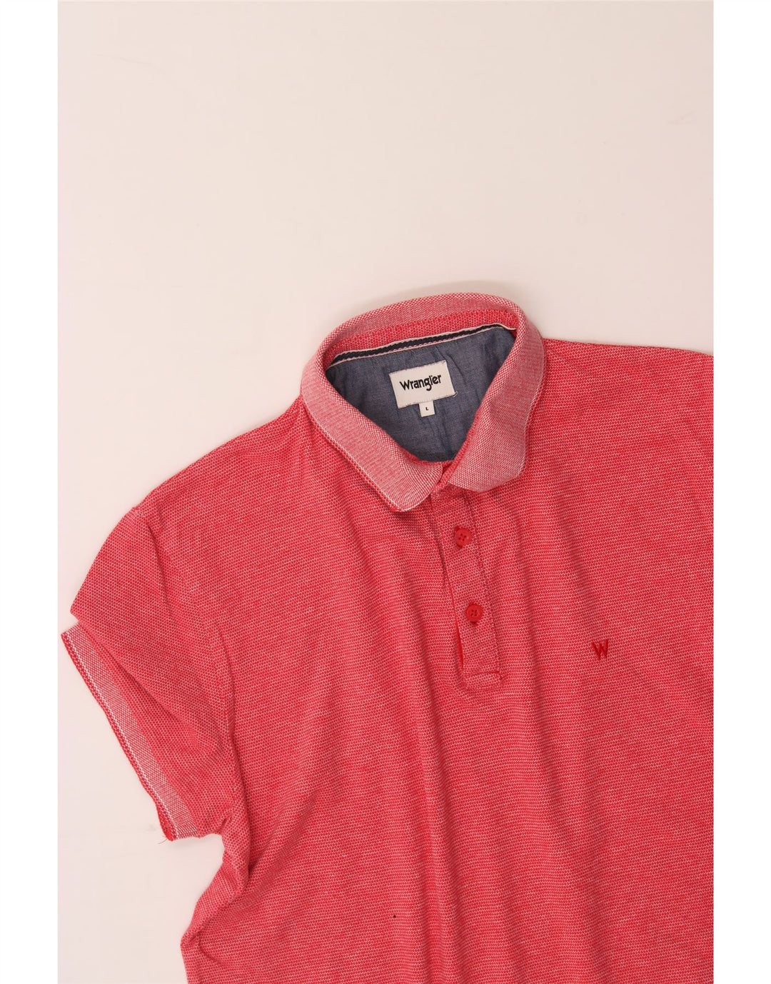 WRANGLER Mens Polo Shirt Large Red Cotton Vintage Wrangler and Second-Hand Wrangler from Messina Hembry 