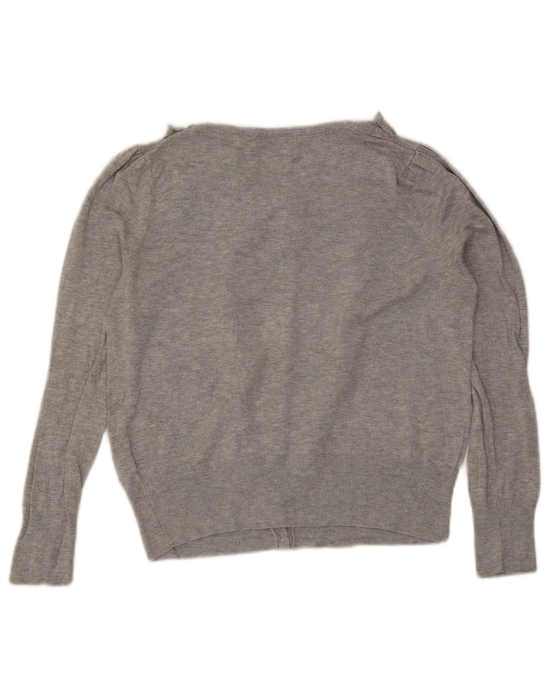 Marks & Spencer Pull Cardigan pour Femme UK 10 Petit Gris Moucheté