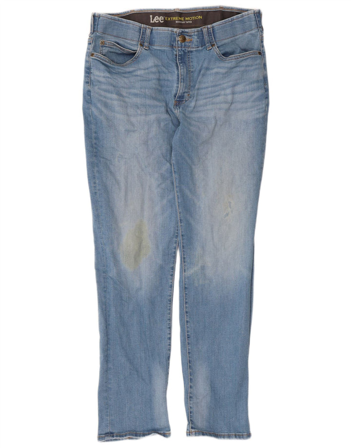 Lee Jean fuselé Extreme Motion Regular W36 L32 pour homme en coton bleu