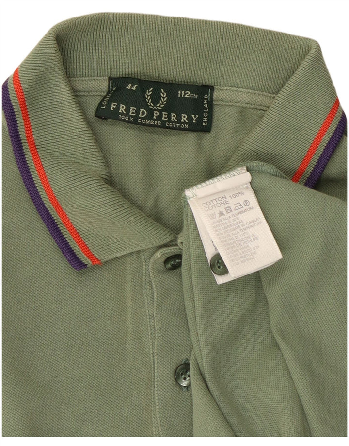 FRED PERRY Polo Homme Vert Moyen Coton