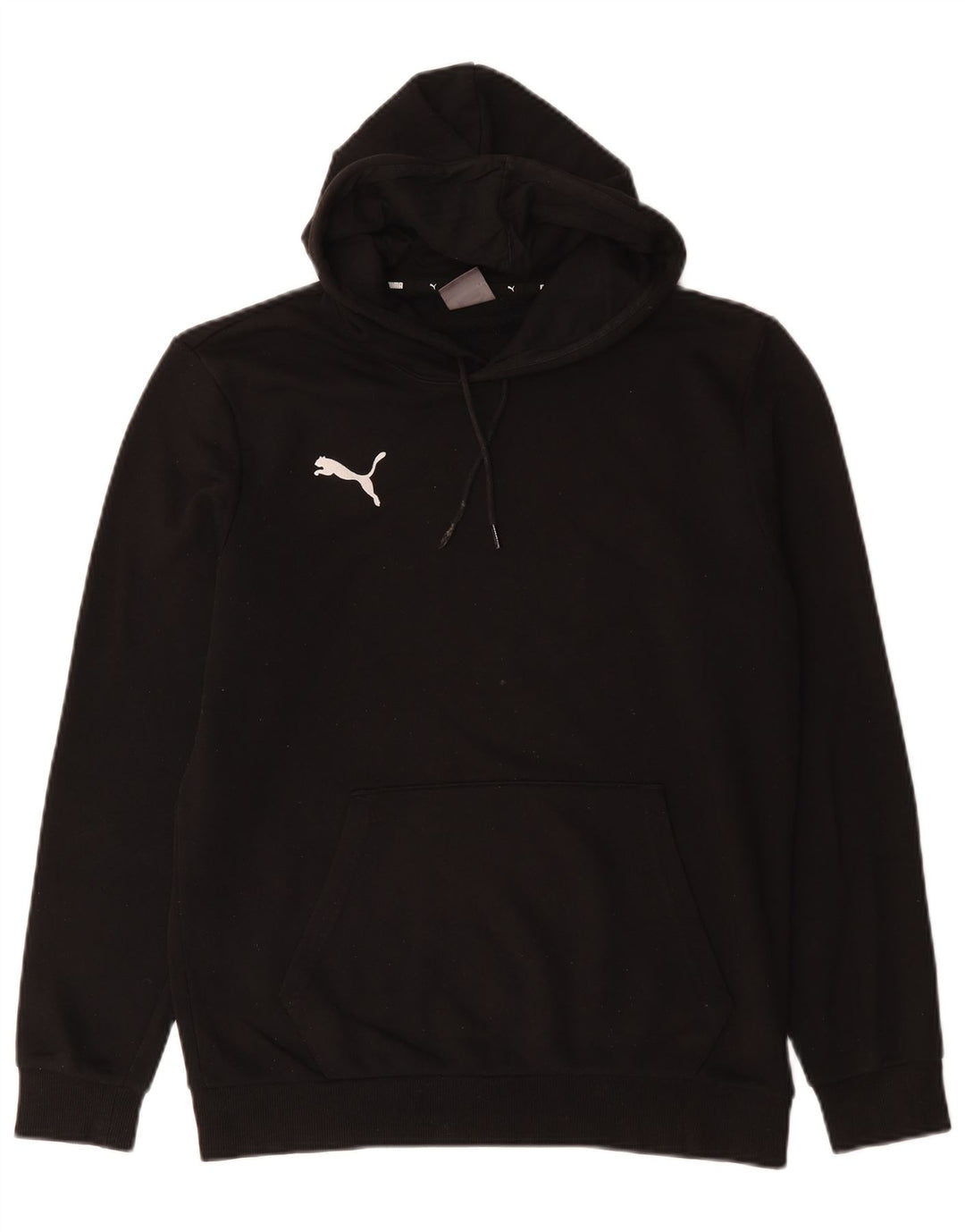 Puma Pull à capuche pour homme en coton noir moyen