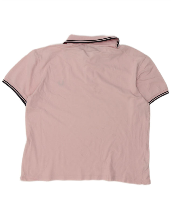Fred Perry Polo Homme Grand Coton Rayé Rose
