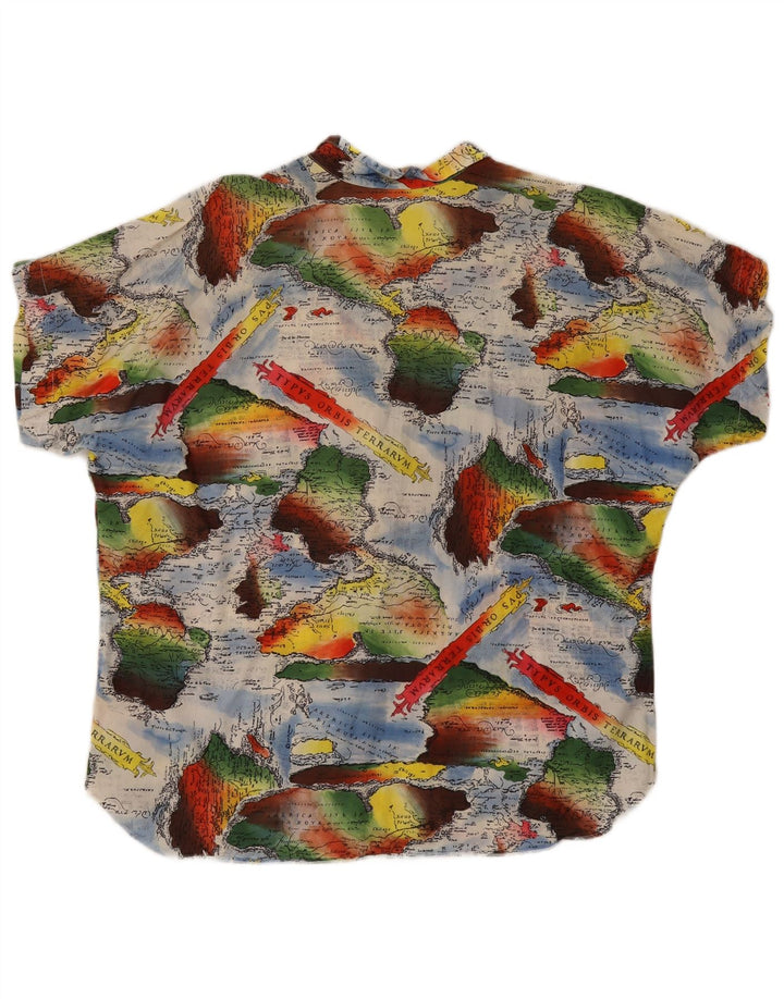 Hammerle Femme Chemise à Motif Abstrait IT 46 Large Multicolore