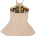 Desigual Robe d'été pour femme EU 42 Grand coton floral blanc