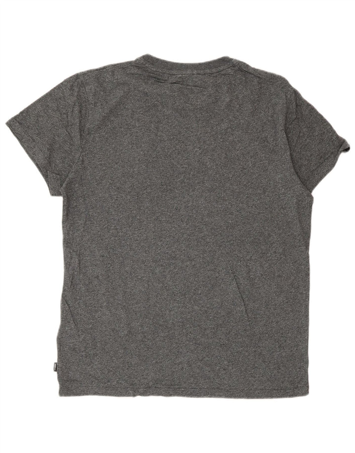 Superdry T-Shirt Homme Gris Moyen Coton