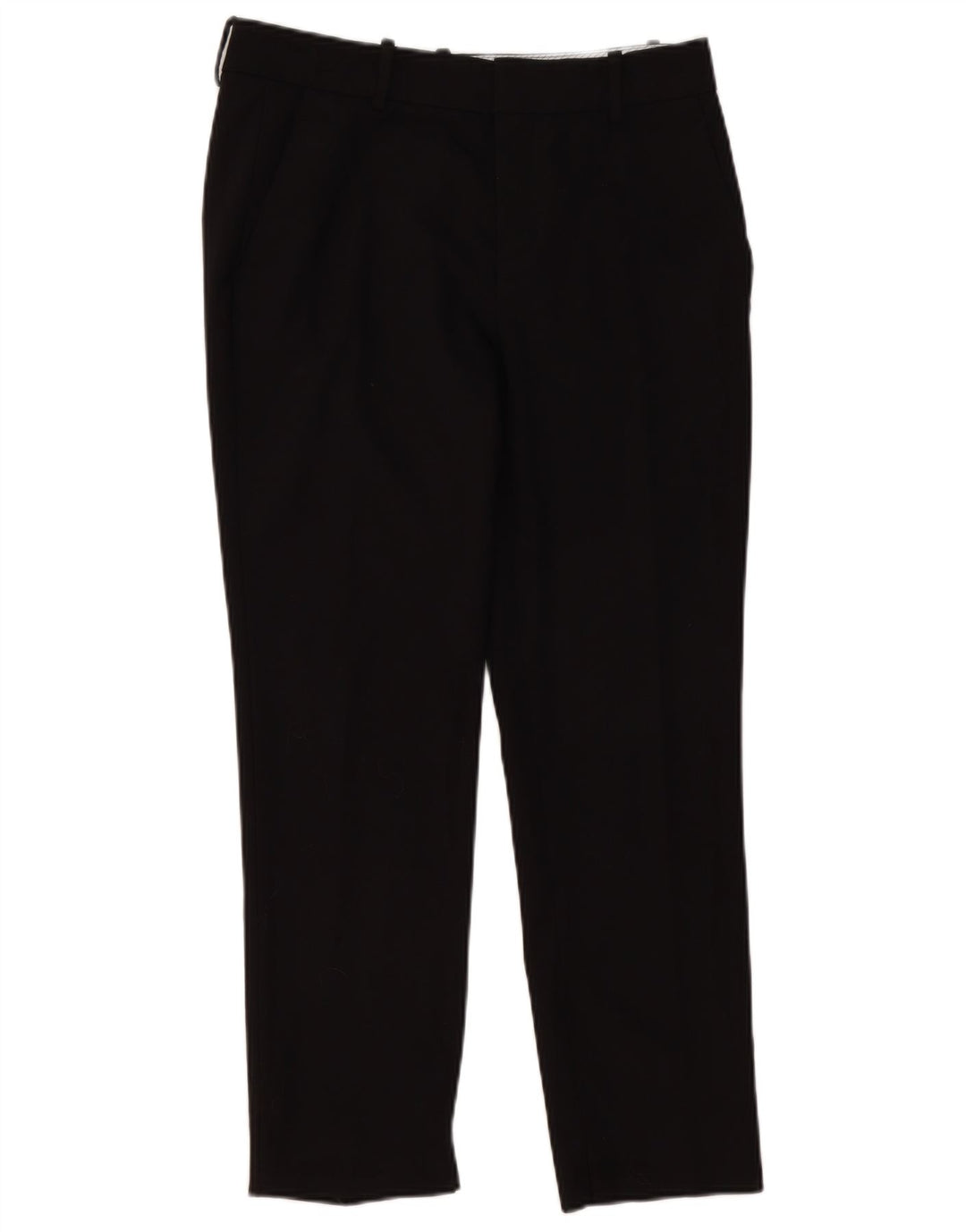 Pantalon Chino Slim Femme ZARA EU 38 Small W28 L27 Noir