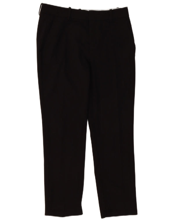 ZARA Womens Slim Chino Trousers EU 38 Small W28 L27 Black