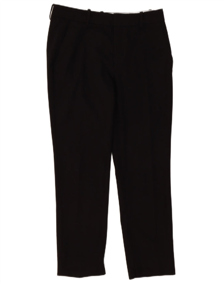 Pantalon Chino Slim Femme ZARA EU 38 Small W28 L27 Noir