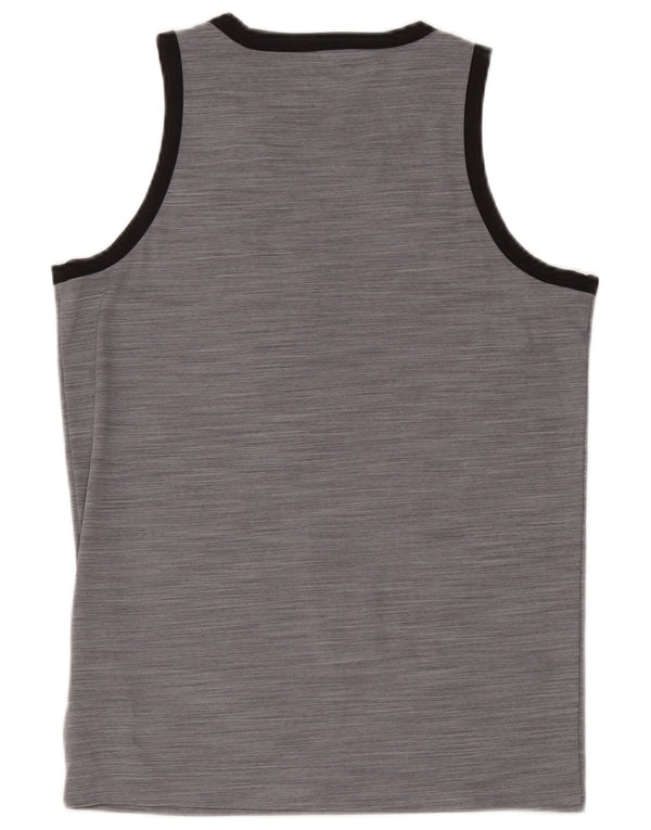Adidas Débardeur Homme Petit Gris Moucheté Polyester