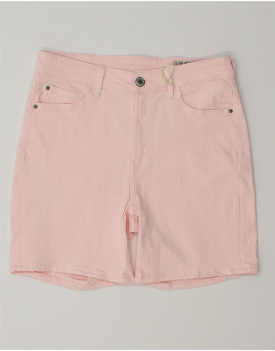 MARKS & SPENCER Short en jean pour femme UK 12 Medium W30 Coton rose