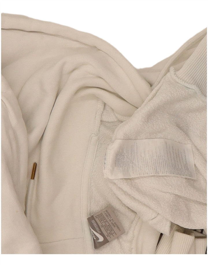 Nike Pull à capuche graphique en coton blanc moyen pour homme