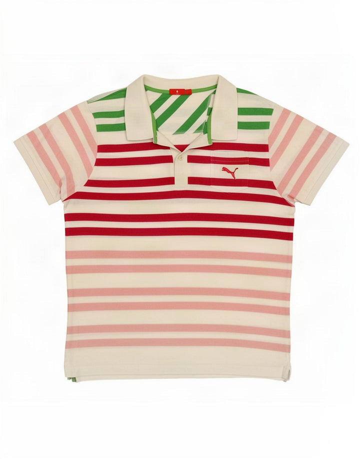 Puma Polo XL Homme Rayé Multicolore