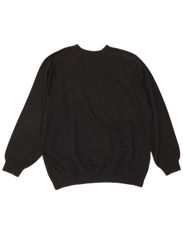 CHAMPION Sweat-Shirt Homme XL Noir Coton