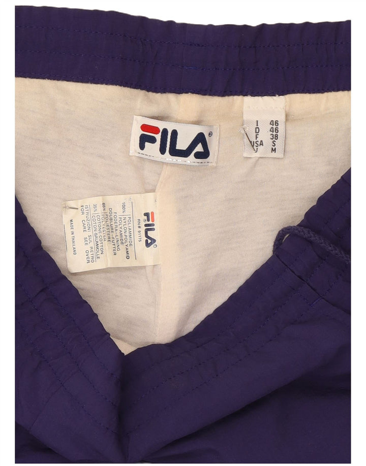 Fila Pantalon de survêtement pour homme IT 46 Small Violet Polyamide