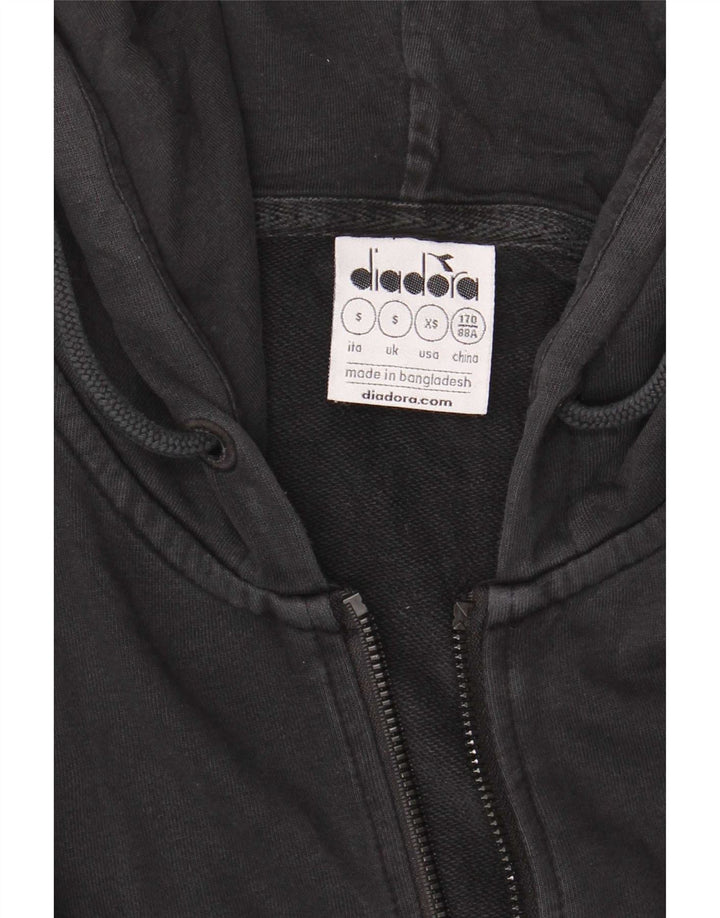 Diadora Pull à capuche zippé pour homme Petit Noir