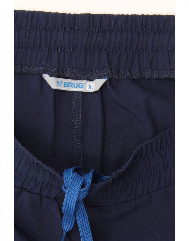 BRUGI Mens Sport Shorts XL Navy Blue Vintage Brugi and Second-Hand Brugi from Messina Hembry 