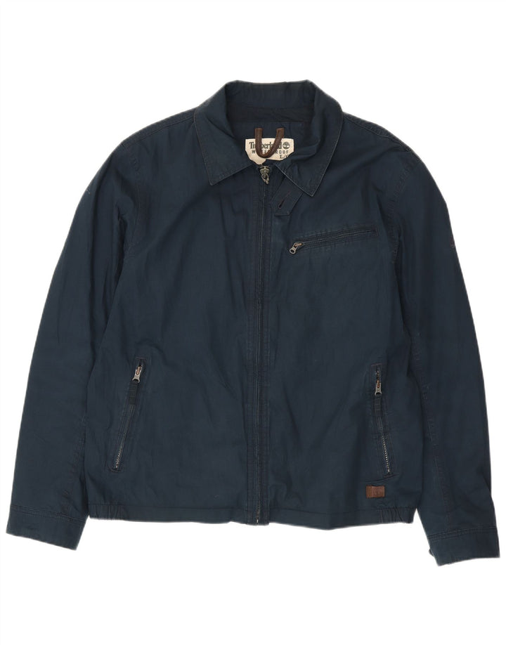 Timberland Veste utilitaire pour homme UK 40 Large Bleu Marine Coton