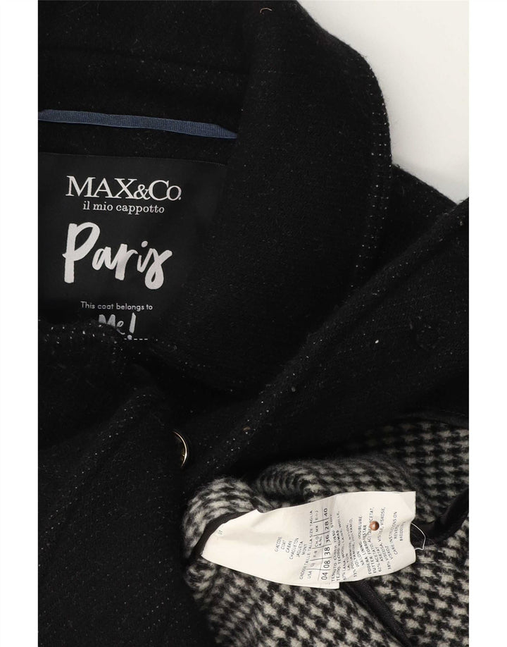 Max&Co. Manteau Femme UK 8 Petite Laine Noire