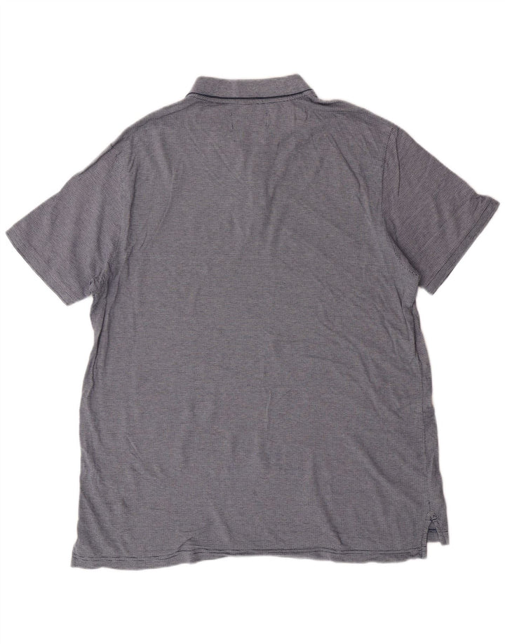 PENGUIN Polo Homme 2XL Bleu Rayé Coton Classique