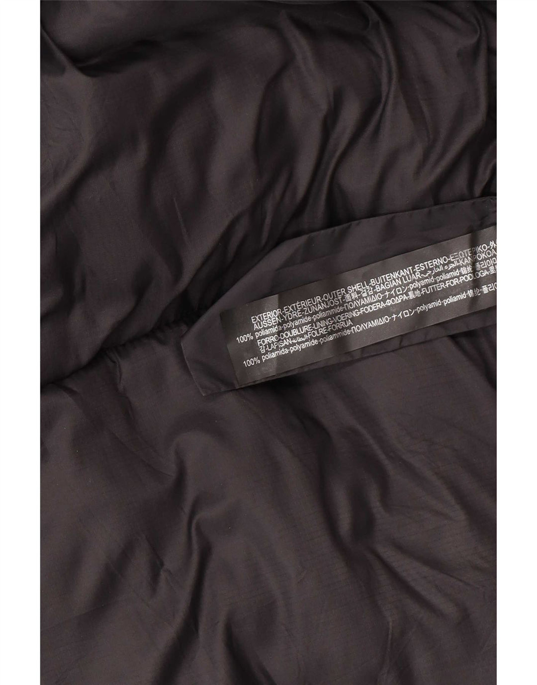 Zara Veste matelassée pour homme UK 40 Large Noir Polyamide