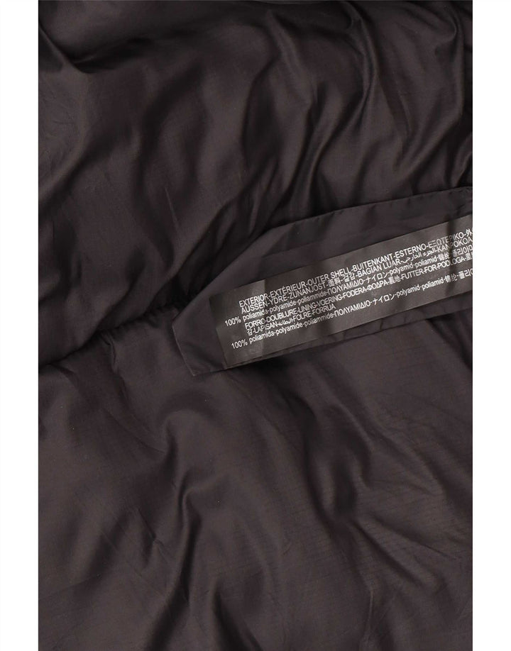Zara Veste matelassée pour homme UK 40 Large Noir Polyamide