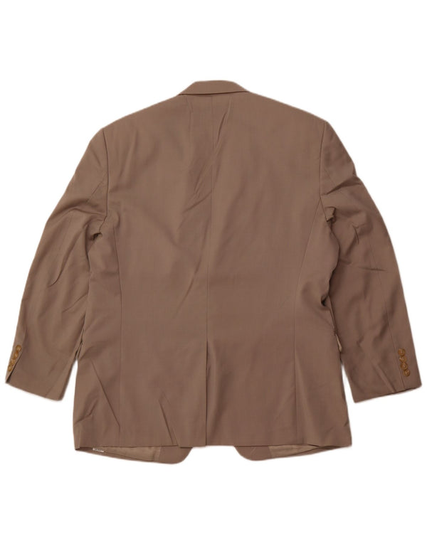 RALPH LAUREN Veste Blazer 2 Boutons Homme UK 44 2XL Laine Beige