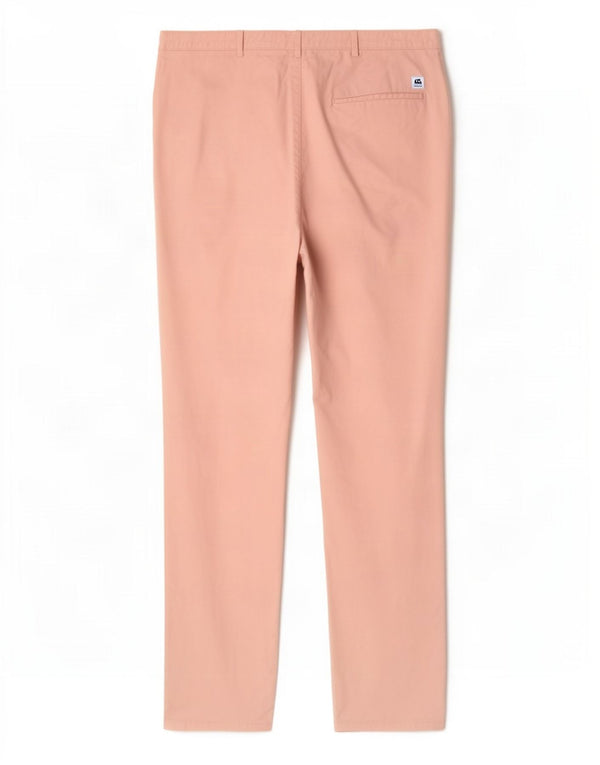 Hugo Boss Pantalon chino slim pour femme UK 12 Medium W34 L32 Coton rose