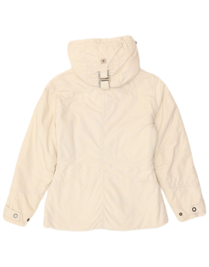 CAPE HORN Veste coupe-vent à capuche pour femme UK 14 Medium Off White