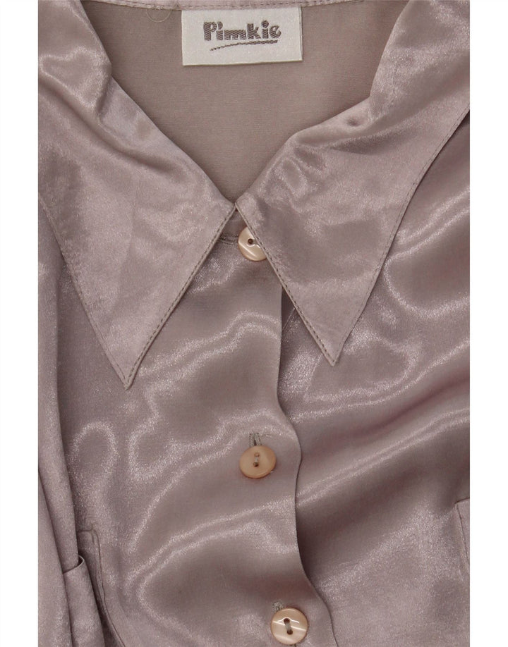 PIMKIE Womens Shirt Blouse UK14 Large Pink Vintage Pimkie and Second-Hand Pimkie from Messina Hembry 
