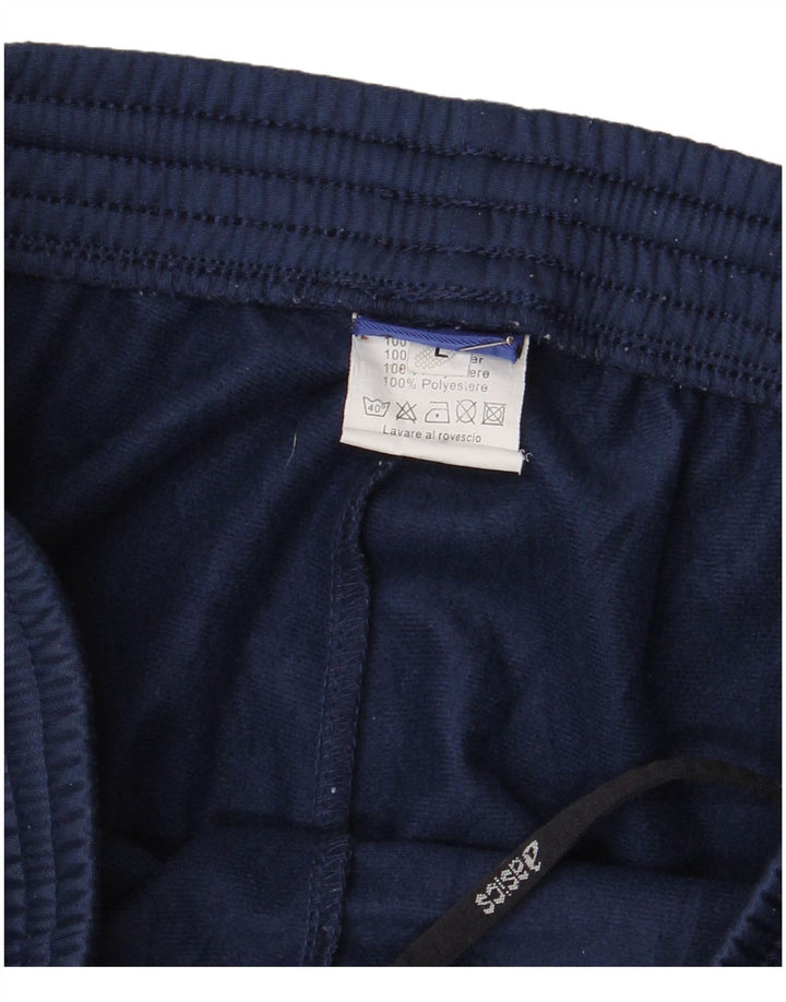 Asics Pantalon De Survêtement Femme Large Bleu Marine Polyester