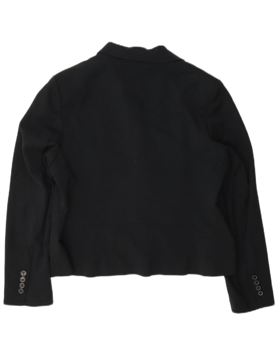 Marks & Spencer Veste blazer courte à 2 boutons pour femme UK 16 Large Noir