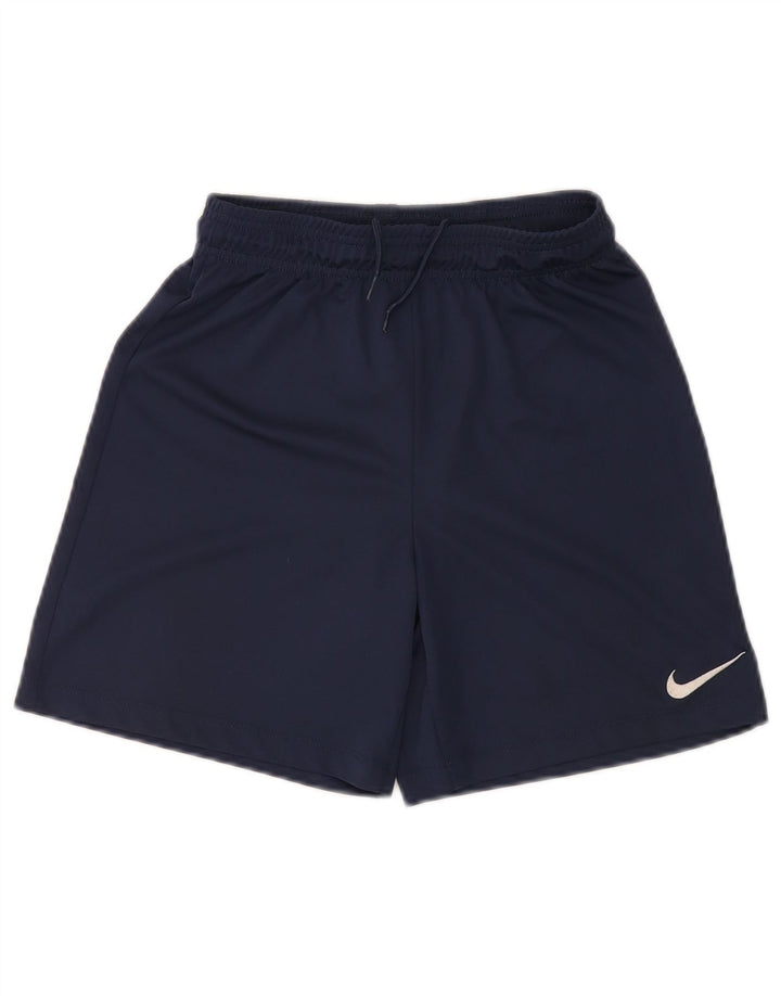 NIKE Short de sport Dri Fit pour garçon 12-13 ans Grand bleu marine Polyester
