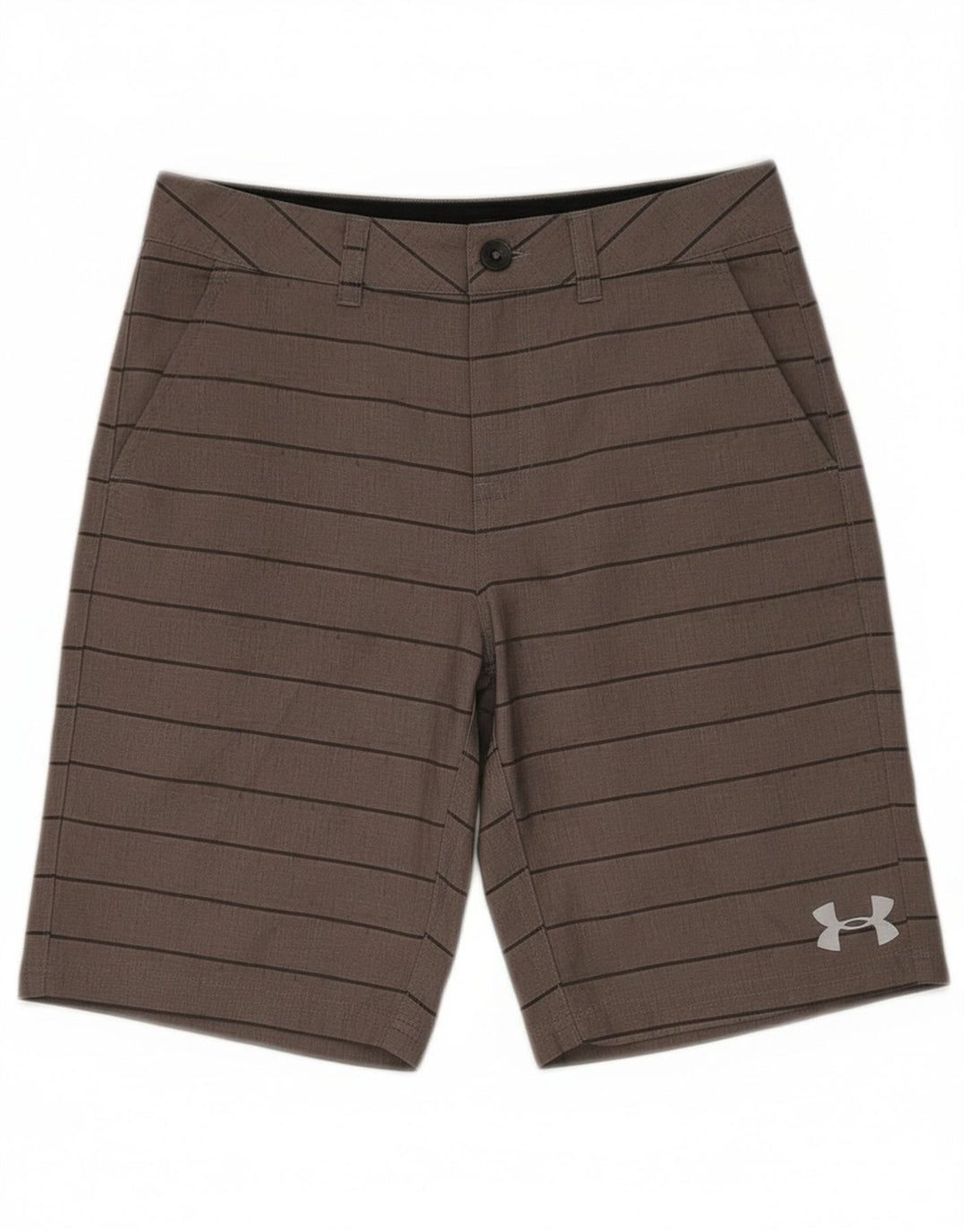 Under Armour Short Chino Garçon 9-10 ans W25 Gris Rayé Polyester