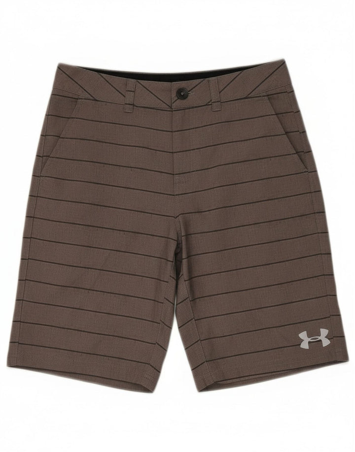 Under Armour Short Chino Garçon 9-10 ans W25 Gris Rayé Polyester