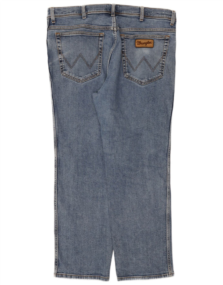 Wrangler Jean Droit Texas Homme W40 L30 Bleu Coton