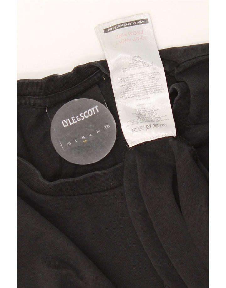 Lyle & Scott T-Shirt Homme Noir Moyen Coton