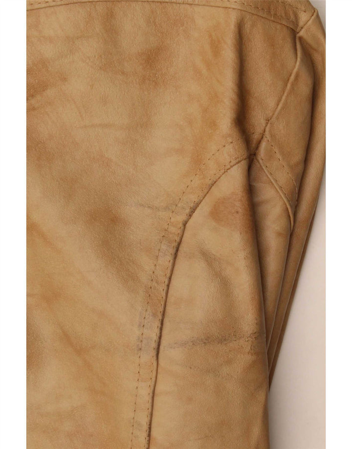 Imperial Veste en cuir pour femme UK 18 XL Beige