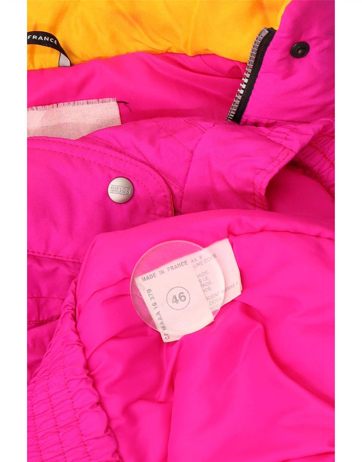 Veste de ski à capuche femme EU 46 XL Rose Colourblock Polyamide
