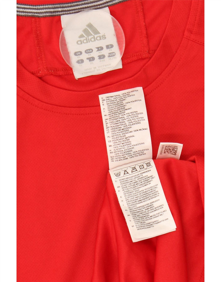 Adidas Femmes Climalite Débardeur UK 18 XL Rouge Polyester