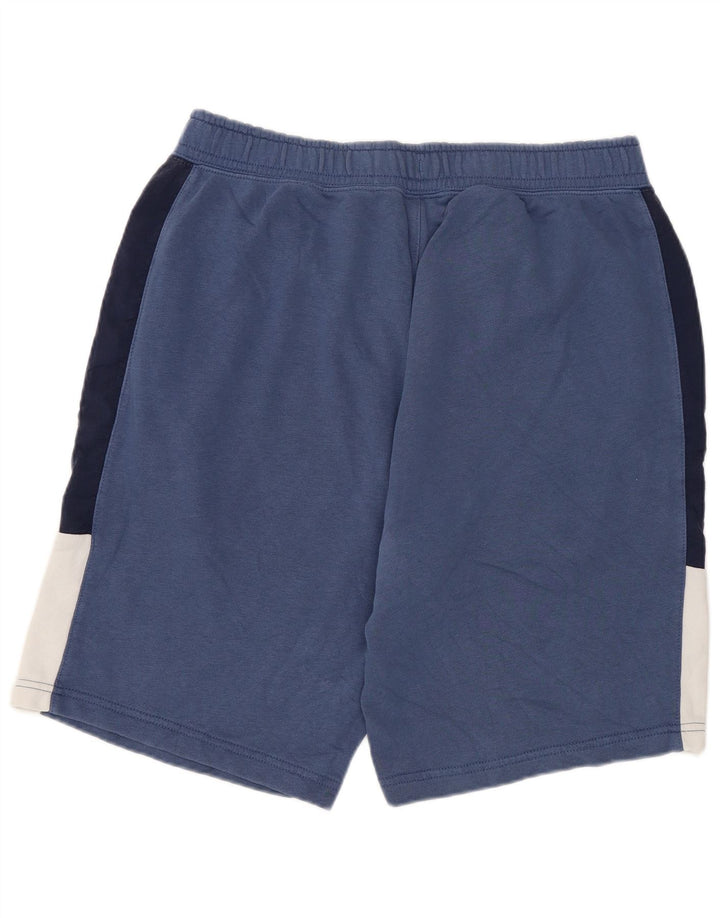 Short de sport en coton color block bleu moyen Nike Homme