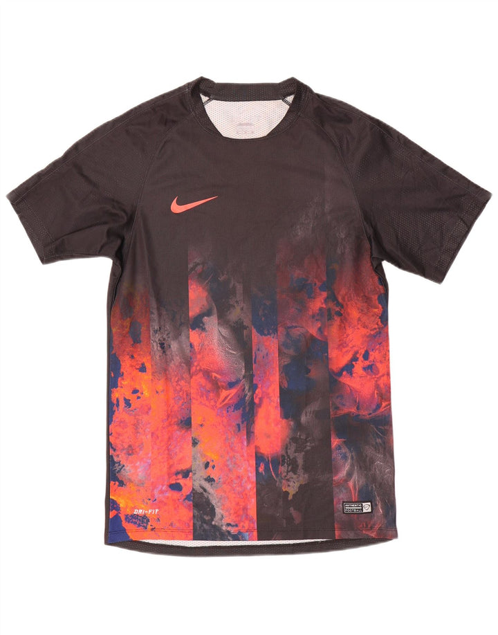 NIKE T-shirt Dri Fit pour hommes, petit, noir, colour block