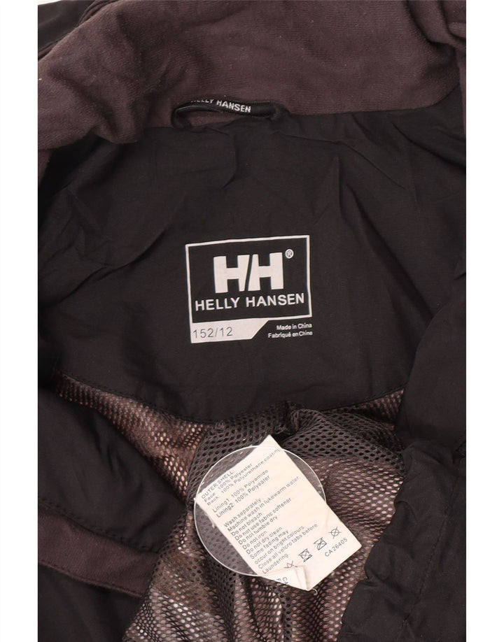 Helly Hansen Veste coupe-vent garçon 11-12 ans Noir Polyester